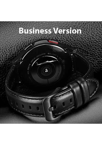 Dux Ducis Sm Galaxy Watch 20MM-HUAWEI Gt2-Gt3 42MM-MAGIC 2 42MM Için Business Deri Kayış Kordon