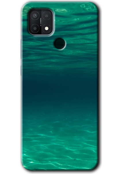 Oppo A15S Kılıf Hd Desen Baskılı Arka Kapak - Derin Deniz