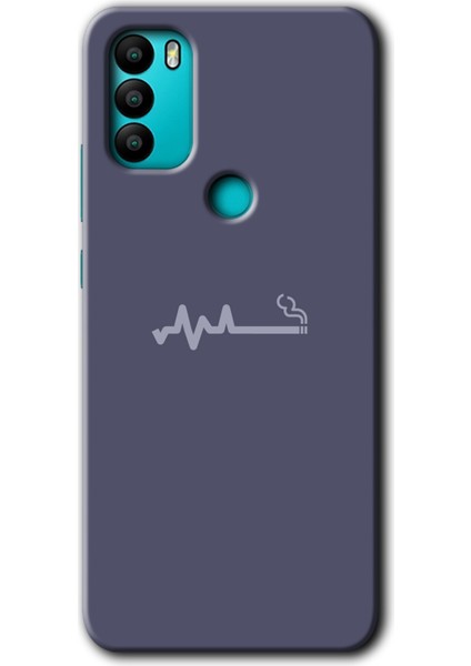 General Mobile Gm 21 Plus Kılıf Hd Desen Baskılı Arka Kapak + Kırılmaz Cam - Sigara Zararlıdır