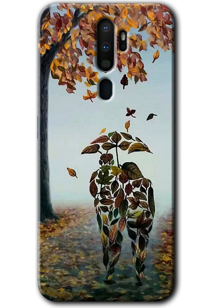 Oppo A5 2020 Kılıf Hd Desen Baskılı Arka Kapak - Doğadan Aşk