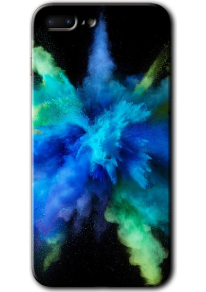 iPhone 7 Plus Kılıf Hd Desen Baskılı Arka Kapak + Kırılmaz Cam - Karışım 1