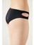 Basic Kesik Detaylı Siyah Bikini Altı 3