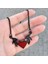 Favoriconsept - Bat Heart Kırmızı Siyah Kolye 1