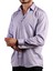 Lila Rahat Kesim Micro Kumaş Kol Düğmeli Regular Fit Erkek Gömlek - 190-3 3