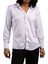 Beyaz Dar Kesim Micro Kumaş Kol Düğmeli Slim Fit Erkek Gömlek - 201-1 2