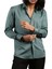 Haki Yeşil Dar Kesim Micro Kumaş Kol Düğmeli Slim Fit Erkek Gömlek - 201-19 1