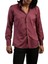 Mürdüm Dar Kesim Micro Kumaş Kol Düğmeli Slim Fit Erkek Gömlek - 201-23 2