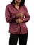 Mürdüm Dar Kesim Micro Kumaş Kol Düğmeli Slim Fit Erkek Gömlek - 201-23 3