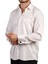 Krem Rahat Kesim Micro Kumaş Kol Düğmeli Regular Fit Erkek Gömlek - 190-10 3