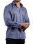Indigo Rahat Kesim Micro Kumaş Kol Düğmeli Regular Fit Erkek Gömlek - 190-5 1