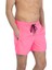 Pembe Su Itici Özellikli Düz Renk Basic Erkek Plaj Deniz Şort Mayo - 301-PEMBE 1