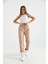 Kadın Deri Pantolon Beige RBN2028 2