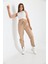 Kadın Deri Pantolon Beige RBN2028 4