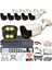 6 Kameralı 1080P Araç Yüz ve İnsan Tanımalı Hareket Algılayan 5 Mp Lens Gece Renkli Gösteren Metal Kasa Güvenlik Kamerası Seti BS2404W 1