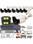 8 Kameralı 1080P Araç Yüz ve İnsan Tanımalı Hareket Algılayan 5 Mp Lens Gece Renkli Gösteren Metal Kasa Güvenlik Kamerası Seti BS2404W 1