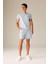 Regular Fit Düz Paça Gabardin Bermuda X3210AZ23HS 1