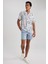 Regular Fit Düz Paça Gabardin Bermuda X3210AZ23HS 5