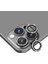 iPhone 14 Pro / 14 Pro Max Taşlı Metal Kamera Lens Koruyucu 3lü Set 1