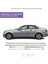 Mercedes C Class W204 Krom Cam Çıtası 4 Parça 2007-2014 Arası Paslanmaz Çelik 1