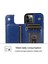 iPhone 14 Pro Maks Kart Tutucu Telefon Çılgın At Doku Deri Kaplamalı Tpu Mobil Telefon Kılıfı (Yurt Dışından) 5