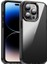 Apple iPhone 13 Pro Max Kılıf Sert Pc Darbeye Dayanıklı Mg Serisi Kristal Kapak Siyah 1