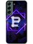 Galaxy S22 Kılıf Hd Desen Baskılı Arka Kapak - Dark Neon Yaprak B Harfi 1