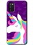 Galaxy A02S Kılıf Hd Desen Baskılı Arka Kapak + Esnek Nano Cam - Unicorn Sleep 1