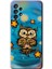 Galaxy A52 Kılıf Hd Desen Baskılı Arka Kapak + Esnek Nano Cam - Owl Bird Stars 1