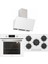 BO6504W01 - CS5364W01 - 3457 Soho 60 Beyaz Cam Ankastre Set 2