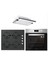 BO6502X02 - CS5335B01 - 1140 Crystal Line 60 Inox Ankastre Set 3