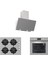BO6502S02 - CS5343S01 - 3457 Soho 60 Gri Cam Ankastre Set 1
