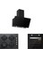 BO6501B01 - CS5429B01 - 3457 Soho 60 Siyah Cam Ankastre Set 1