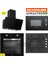 BO6502B02 - CS5343B01 - 3457 Soho 60 - MW9018B01 Siyah Cam Ankastre Set 2