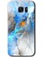 Galaxy S7 Edge Kılıf Hd Desen Baskılı Arka Kapak + Kırılmaz Cam - Mavi Buzul 1