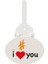 I Love You Beyaz Charm Ayakkabı Aksesuarı 2