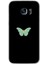 Galaxy S7 Edge Kılıf Hd Desen Baskılı Arka Kapak + Kırılmaz Cam - Butterfly Tree 1
