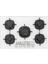 BO6504W01 - CS5365W01 - 3457 Soho 60 Beyaz Cam Ankastre Set 3