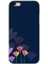 iPhone 6s Kılıf Hd Desen Baskılı Arka Kapak + Kırılmaz Cam - Çizim Çiçekleri 1