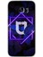 Galaxy S7 Edge Kılıf Hd Desen Baskılı Arka Kapak - Dark Neon Yaprak Ü Harfi 1