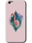 iPhone 6s Plus Kılıf Hd Desen Baskılı Arka Kapak + Kırılmaz Cam - Flamingo 1