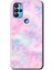 General Mobile Gm 21 Pro Kılıf Hd Desen Baskılı Arka Kapak + Esnek Nano Cam - Pembe-Duman 1
