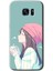 Galaxy S7 Edge Kılıf Hd Desen Baskılı Arka Kapak + Kırılmaz Cam - Happy Girl 1