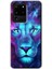 Galaxy S20 Ultra Kılıf Hd Desen Baskılı Arka Kapak + Esnek Nano Cam - Neon Lion 1