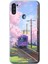 Galaxy M11 Kılıf Hd Desen Baskılı Arka Kapak + Kırılmaz Cam - Rails Paint 1