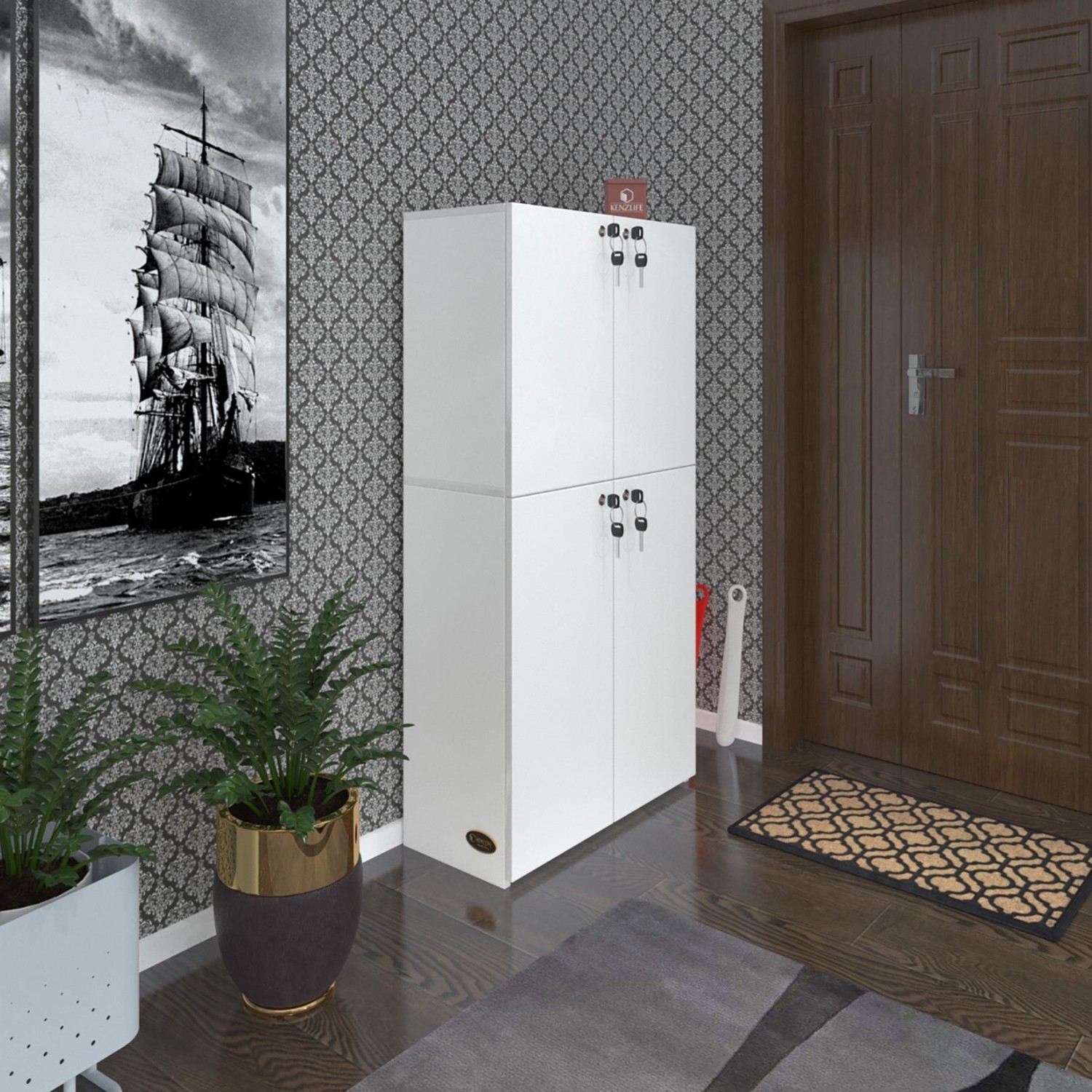 Muhteşem Ayakkabı Dolabı modeli dekorasyonu