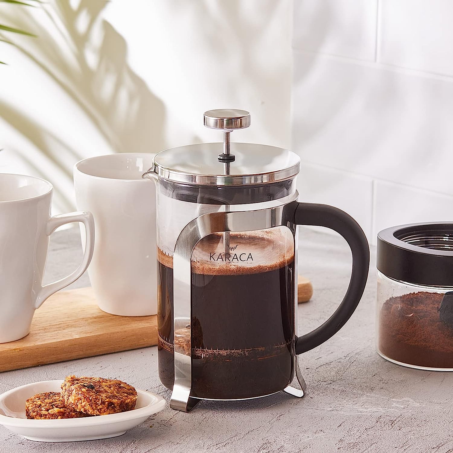 Karaca Coffee Bean French Press Metalik 800 ml Fiyatı