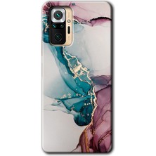 Gramaphone Redmi Note 10 Pro Kılıf Hd Desen Baskılı Arka Kapak - Liquid Mermer
