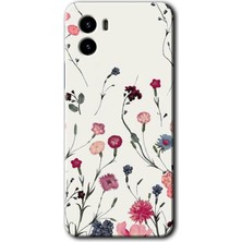 Gramaphone Vivo Y15S Kılıf Hd Desen Baskılı Arka Kapak + Kırılmaz Cam - Mat Çiçek