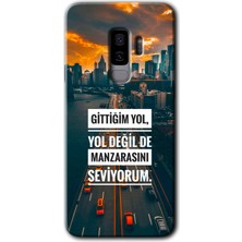 Gramaphone Galaxy S9 Plus Kılıf Hd Desen Baskılı Arka Kapak + Kırılmaz Cam - Manzara Seviyorum