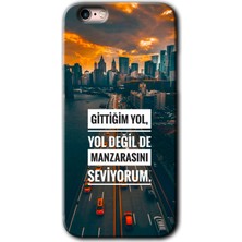 Gramaphone iPhone 6s Plus Kılıf Hd Desen Baskılı Arka Kapak + Kırılmaz Cam - Manzara Seviyorum